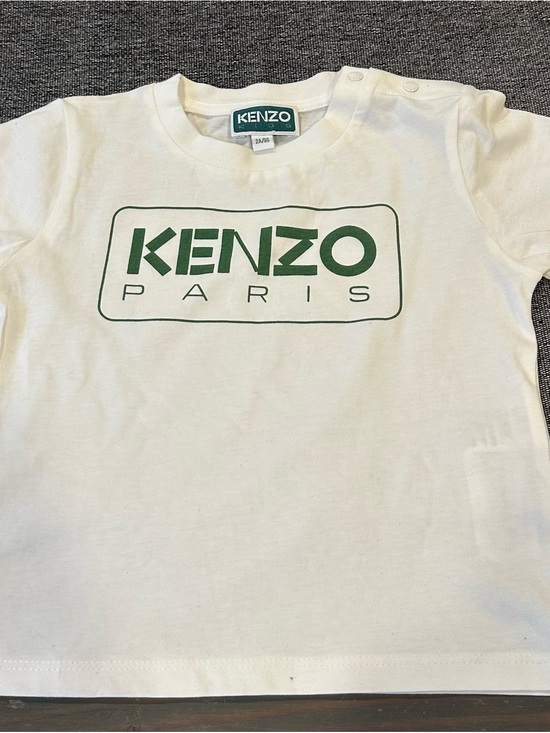 Kenzo Other - Kenzo Kids off-white Tee with Green Logo